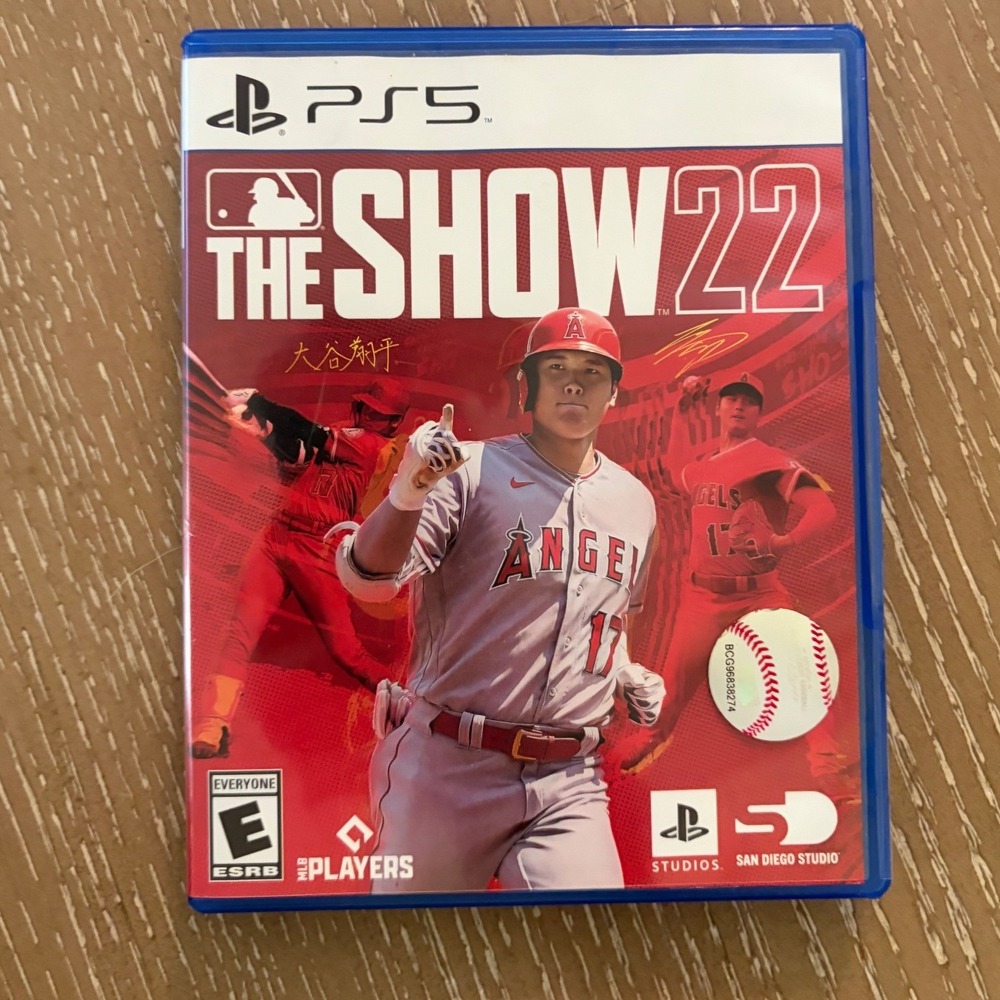 MLB The Show 22 Sony PlayStation 5 PS5 Shohei Ohtani Baseball Video Game Disc